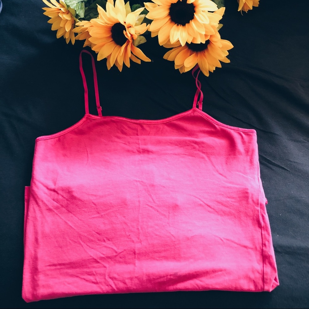 🥥 hot pink tank 🌹